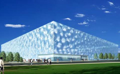上海恒昊玻璃呼和浩特總代理（墨晶玻璃）與國家游泳中心水立方合作